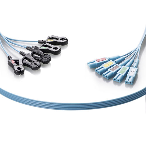 Medizinisches EKG-Kabel - LL5-90XDP - Unimed Medical Supplies - 5 Adern / 3-Kabel / 10 Adern