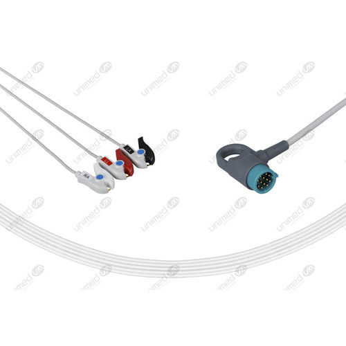 Medizinisches EKG-Kabel - 2327P - Unimed Medical Supplies - 3-Kabel / für Medtronic / wiederverwendbar