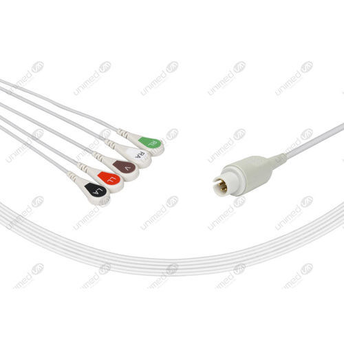 Medizinisches EKG-Kabel - 2505S - Unimed Medical Supplies - 5 Adern / für Mortara / wiederverwendbar