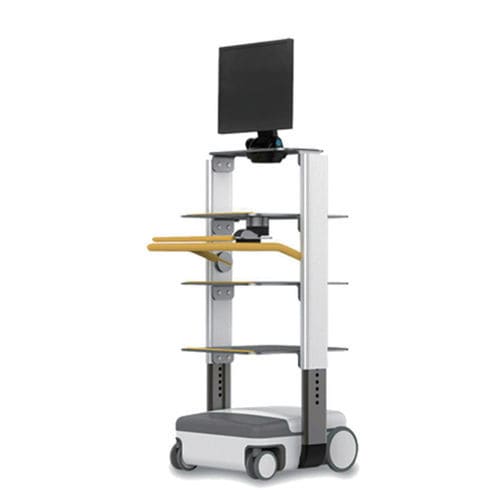 Chirurgischer Wagen - Hotry - für Endoskope / mit 3 Regalbrettern