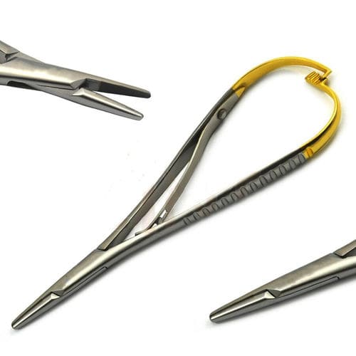 Chirurgischer Nadelhalter - M-2024 - Medicta Instruments - Mathieu / Hartmetall