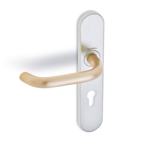 Griff für Krankenhaustür - 10 series - LEBRONZE ALLOYS - Steriall - antibakteriell / antimikrobiell