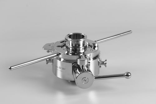 Doppelabsperrklappe - SBV50 - GEEVO TECHNOLOGY - für die Pharmaindustrie / für Sterilisierung