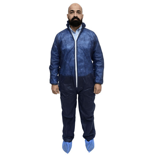Unisex-Schutzanzug - 30 GSM Spun - FVSurgical - Einweg / Vlies / blau