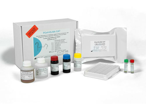 Testkit für Veterinärmedizin - FCoV-ELISA CAT - INDICAL BIOSCIENCE GmbH - für infektiöse Peritonitis bei Katzen / für Katzen / IgG