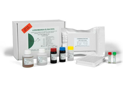 Testkit für Veterinärmedizin - LEISHMANIA-IgG ELISA DOG - INDICAL BIOSCIENCE GmbH - Leishmania / für Hunde / IgG