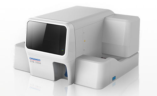Automatischer Hämatologie-Analysator - CYB-5500 - Zhongshan Chuangyi Biochemical Engineering Co.,ltd - Tisch / 27 Parameter / mit 5-teiliger Differenzierung