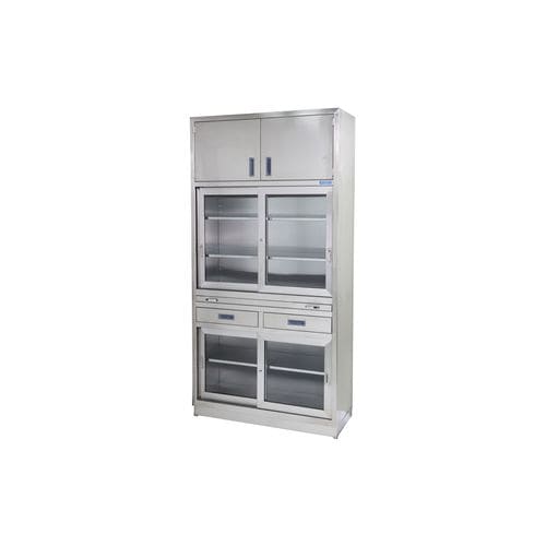 Schrank für Instrumente - SWMC-301 - Sungwon Industry co, Ltd - für Krankenhaus / mit Regal / wandmontiert