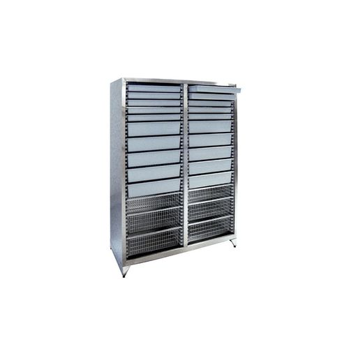 Schrank für Instrumente - SWIC-11 - Sungwon Industry co, Ltd - für Krankenhaus / mit Regal / mit Korb