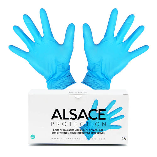 Nitrilhandschuh - Alsace Protection - medizinisch / Labor / Reinigung