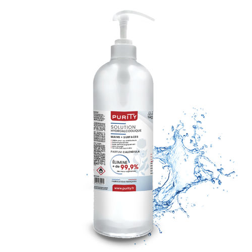 Hydroalkoholische Lösung / 80% - FLASK - Alsace Protection - 1000 ml