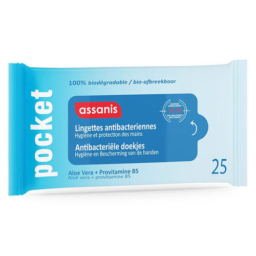 Feuchte Reinigungstücher / für die Handhygiene - Alsace Protection - 25er-Packung