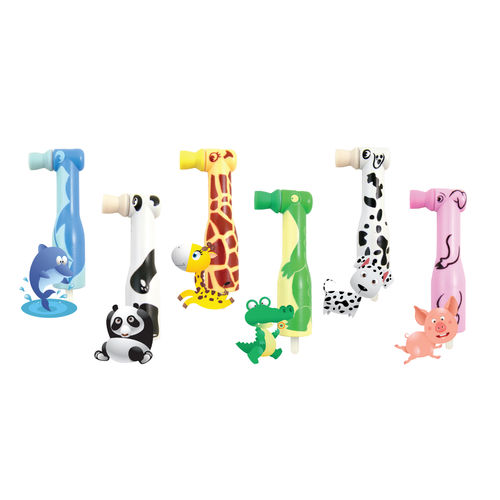 Winkelstück für Zahnprophylaxe - FUNimals™ - Pac-Dent - für Kinder / mit Luftmotor / Mini