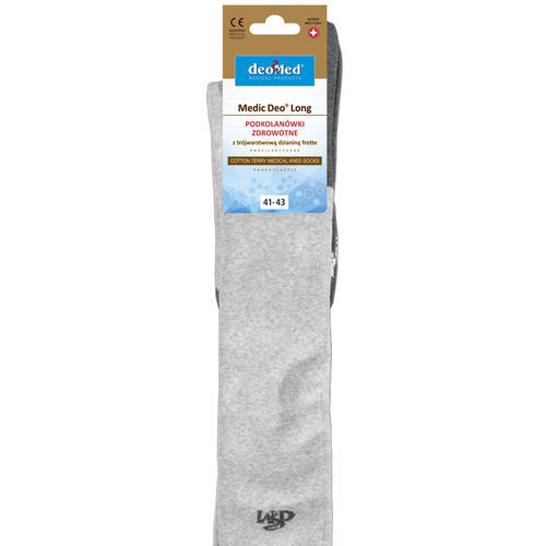 Baumwollfäden-Diabetikersocken - Medic Deo® Long - DEOMED® - rutschfest