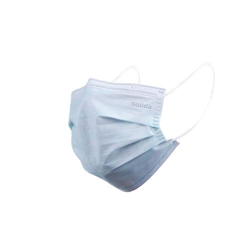 OP-Maske / Typ II - SOLIDA® - Maesindo Indonesia - 50er-Packung / blau / weiß