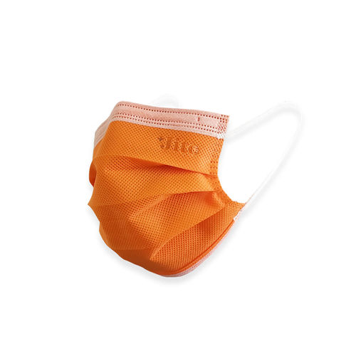 Polypropylen-Schutzmaske - Public - Maesindo Indonesia - 50er-Packung / schwarz / orange
