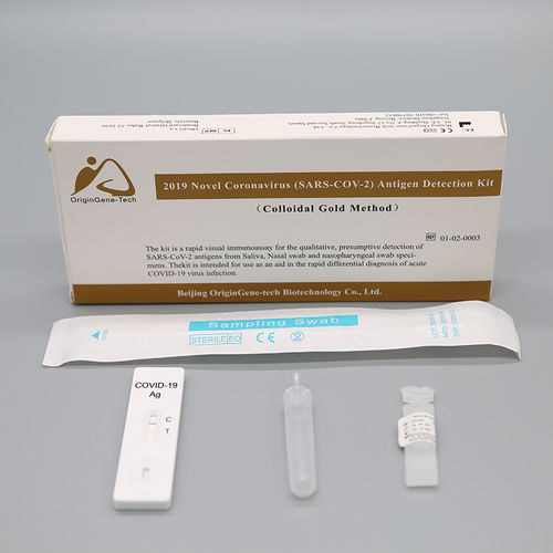 COVID-19-Schnelltest - Beijing OriginGene-Tech Biotechnology Co.,Ltd - Antigene / SARS-COV-2 / Nasen-Rachenraum