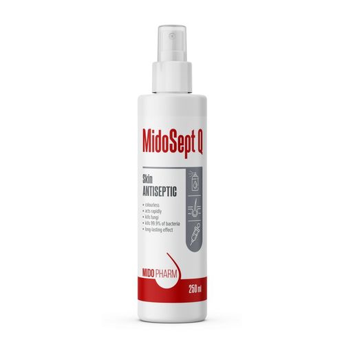 Desinfektionsmittel für Körperhygiene - MidoSept Q - MidoPharm - flüssig / 250 mL / auf Alkoholbasis