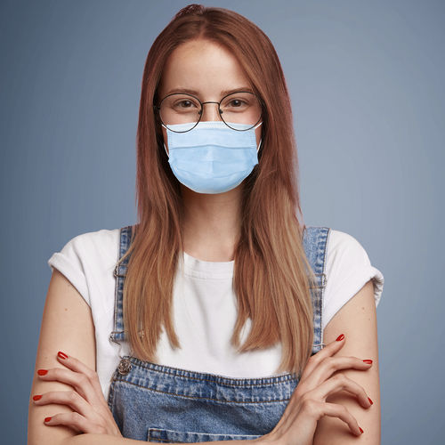 OP-Maske / IIR-Typ - DIDI IIR Antifog - GO-FORM - Polypropylen / mit Filter / himmelblau