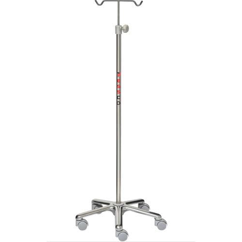Infusionsständer auf Rollen - 821 - ESSCO - 2 Haken / Edelstahl