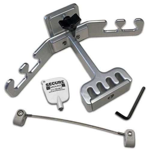 Polmontiertes Kabelmanagementsystem - SM07-CMS-TRK - Secure Mount - 4 Plätze / Aluminium