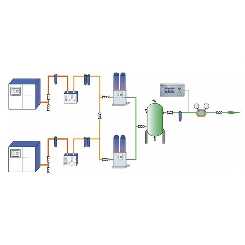 Medizinischer Luftkompressor - MICRO-OIL - Eter Medical - modular / stationär / mit Adsorptions-Lufttrockner