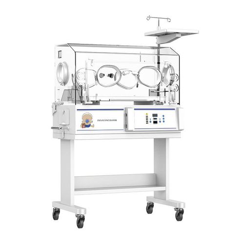 Neugeboreneninkubator auf Rollen - BIN-3000AG - Being Technology - mit Phototherapie-Lampe / mit 4 Fenstern für Zugang zum Baby / elektrisch