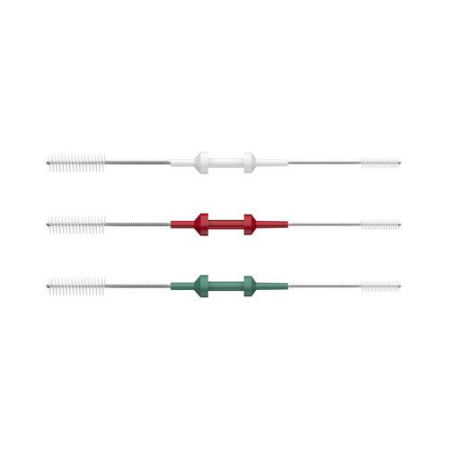 Reinigungsbürste für Endoskope - ATE-SQS-5*10*160 - Jiangsu Ate Medical Technology - Kunststoff / Doppelkopf / unsteril