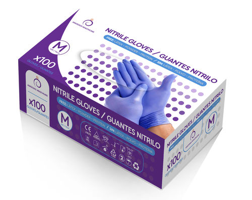 Latexhandschuh - amoedos healthcare - Nitril / Vinyl / medizinisch