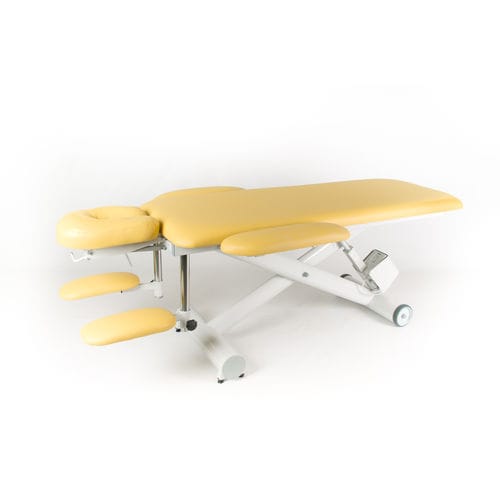 Elektrische Massageliege - SIMPLE M - Ylima - auf Rollen / mit Kopfstütze / mit Armstütze