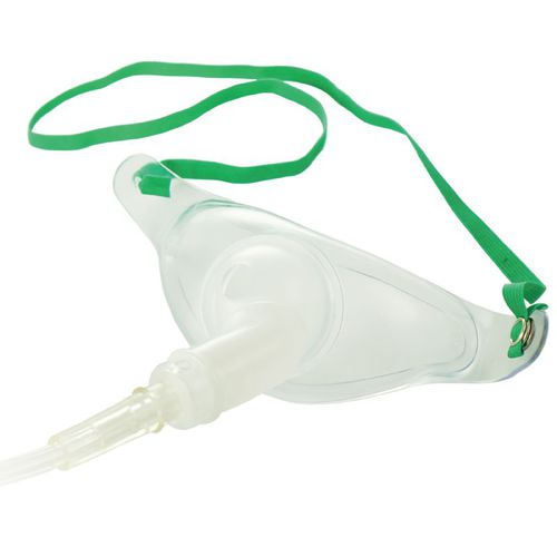 Sauerstoffmaske für Tracheotomie - NCS-548	 - Non-Change Enterprise - ohne Latex / transparent / verstellbar
