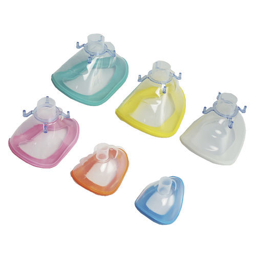 Anästhesiemaske ohne Latex - NC-Lite™ - Non-Change Enterprise - zum Einmalgebrauch / transparent