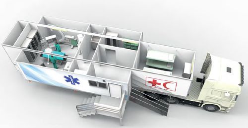 Mobile Klinik / für OP-Saal - Mobile Operating Room - U-PROJECT - LKW