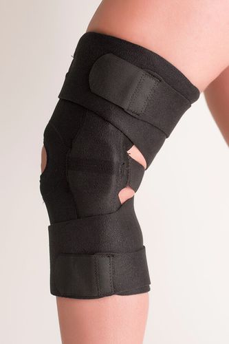 Knieorthese - Wrap™ - Dr Medical - mit Knieöffnung / mit Kniescheibenkissen / mit Gelenk