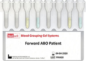Blutgruppenbestimmungs-Testkit - RCFABP - Redcell Biotechnology - Blut