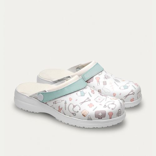 Unisex-Clog - WG4F9P-2 - Enfermania - atmungsaktiv / waschbar / antimikrobiell