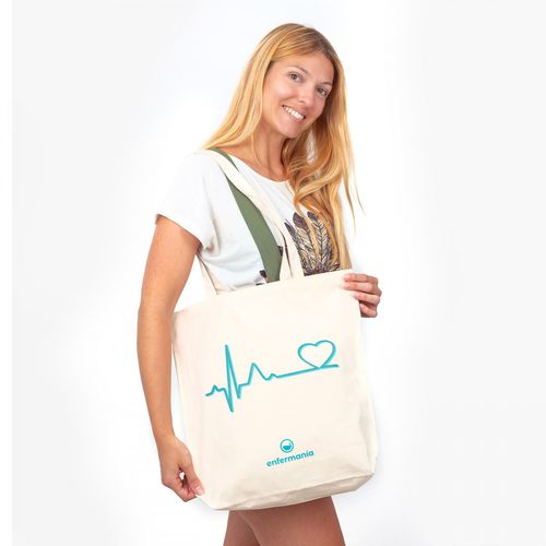 Tasche für persönliche Gegenstände - 002415 - Enfermania - Schwesternruf / Schulterriemen / Baumwolle