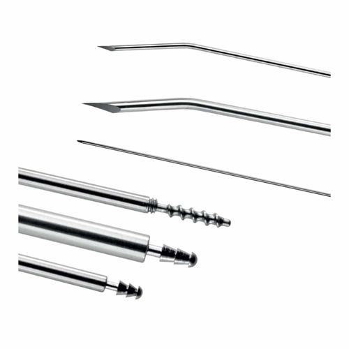Kanüle für laparoskopische Aspiration - Spectra Medical Devices - gebogen / Edelstahl
