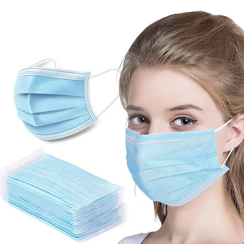 OP-Maske / EN 14683 - KB Medical Group - für Erwachsene / 50er-Packung / blau