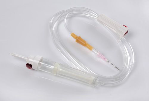 Bluttransfusionsset - BTS001 - KB Medical Group - mit Tropfkammer / mit Absperrhahn