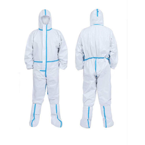 Unisex-Schutzanzug - KB Medical Group - antistatisch / antimikrobiell / weiß