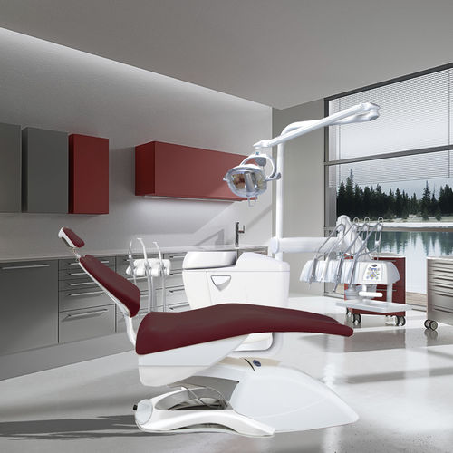 Dentale Behandlungseinheit / mit Stuhl - P75 - PIAVE by ascor group srl - mit Hygienesystem / mit Instrumententräger / mit Licht