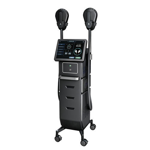 Body-Contouring-Gerät mit elektrischer Muskelstimulation - EM-10 - Beijing VCA Laser - auf Wagen