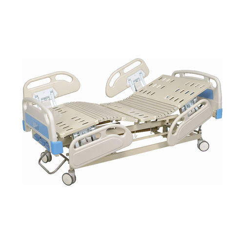 Pflegebett - XF803 - Foshan Xufeng Medical Technology Co., Ltd. - manuell / höhenverstellbar / auf Rollen