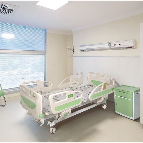 Pflegebett - XF802 - Foshan Xufeng Medical Technology Co., Ltd. - manuell / mit fester Höhe / auf Rollen