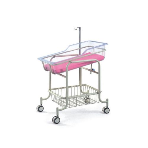 Wiege für Krankenhäuser / mit fester Höhe - XF606 - Foshan Xufeng Medical Technology Co., Ltd. - auf Rollen / mit Stauraum / Edelstahl