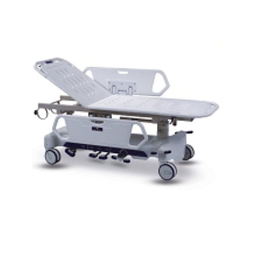 Fahrtrage zum Umbetten - XF183 - Foshan Xufeng Medical Technology Co., Ltd. - hydraulisch / höhenverstellbar / mit verstellbarer Rückenlehne