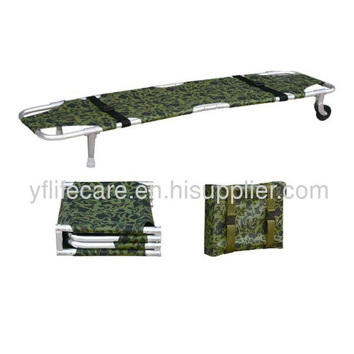 Notfalltrage - YF-FAS008 - Ningbo Yifeng Lifecare - zusammenklappbar / auf Rollen / Aluminium