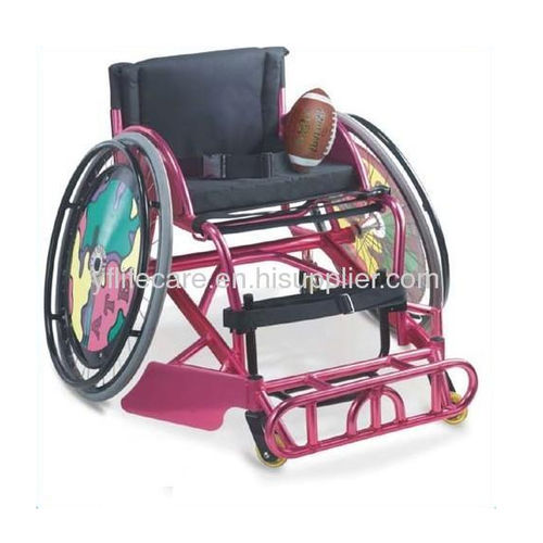 Aktivrollstuhl - YF779L - Ningbo Yifeng Lifecare - Rugby / mit Fußstütze / grau