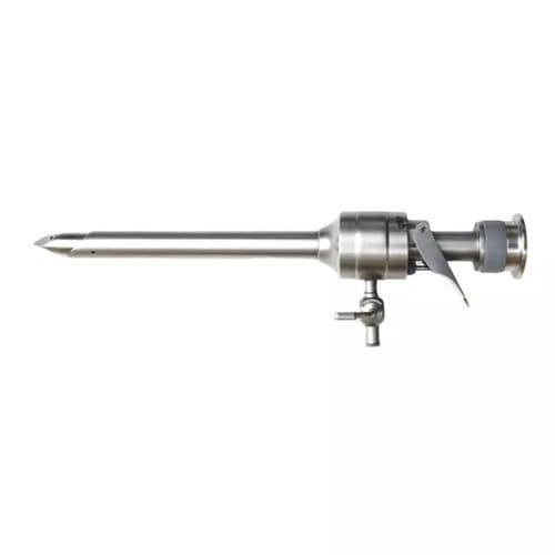 Laparoskopischer Trokar - PS-J-086 - Peak Surgicals - mit Klinge / mit Einblaseport / mit Verschlussstopfen